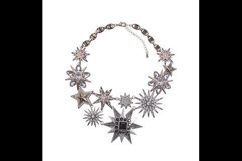 Accessories always make a big impact during the party season and continue to be a big part of retailers' Christmas collections. Marks & Spencer will make necklines sparkle with this M&S Collection star necklace (£29.50).
